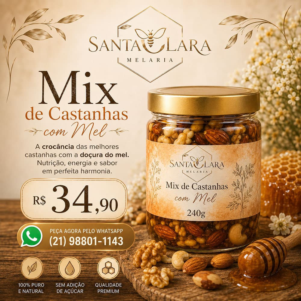 Pote 240g Mix Castanhas